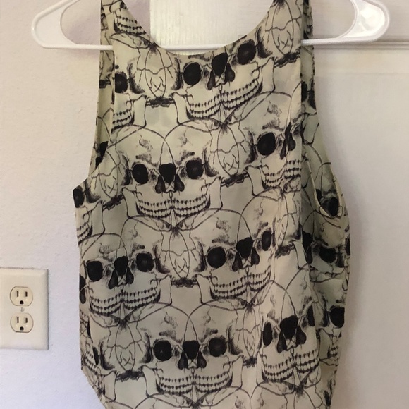 LF backless silk skull top - Picture 5 of 5